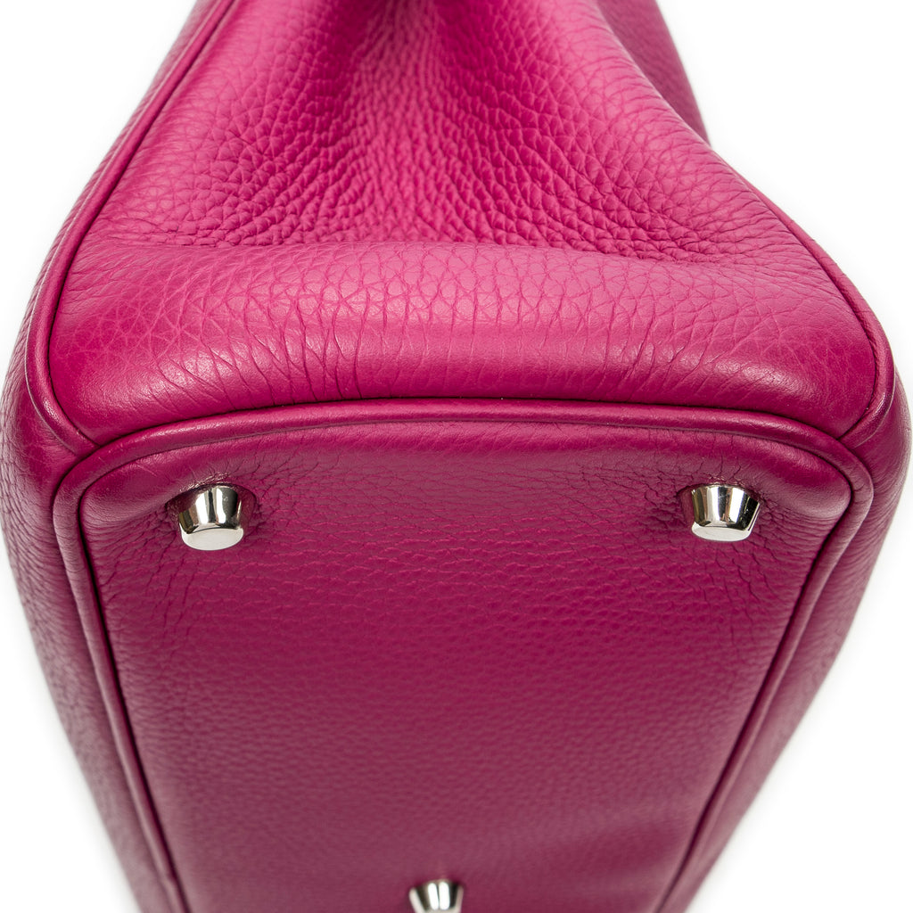 Shoulder Bag Medium Diorissimo Tote Purple Grained Calfskin Leather