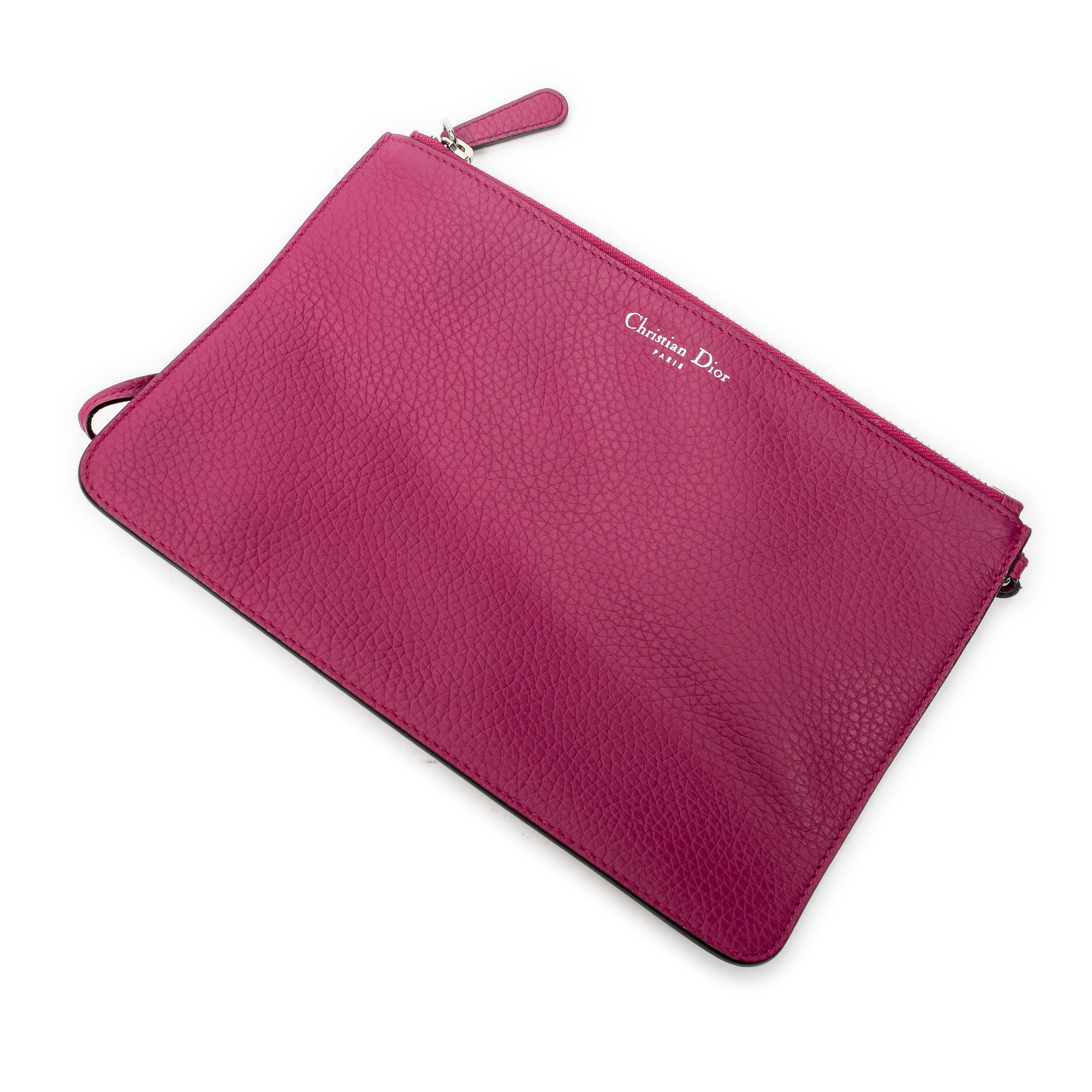 Shoulder Bag Medium Diorissimo Tote Purple Grained Calfskin Leather