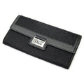 Wallet Continental Flap Wallet Black Diorissimo Canvas