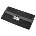 Wallet Continental Flap Wallet Black Diorissimo Canvas