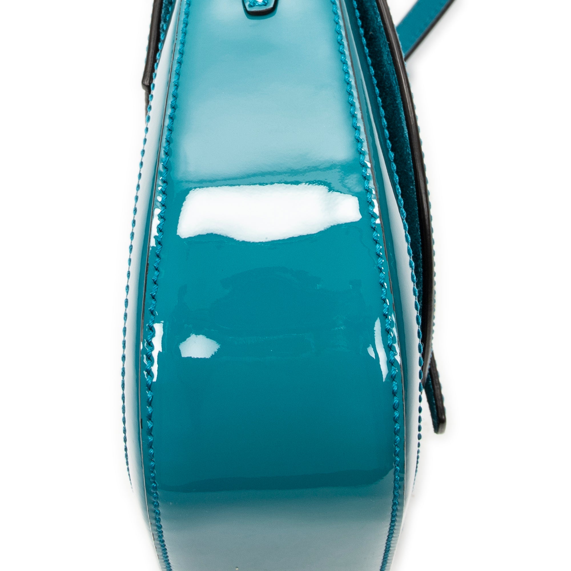 Shoulder Bag Small Nice Crossbody Teal Microguccissima Patent Leather