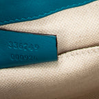 Shoulder Bag Small Nice Crossbody Teal Microguccissima Patent Leather