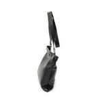 Shoulder Bag Large Square Zip Messenger Black Guccissima Leather