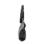 Shoulder Bag Large Square Zip Messenger Black Guccissima Leather
