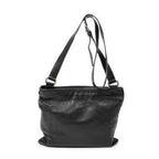 Shoulder Bag Large Square Zip Messenger Black Guccissima Leather