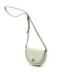 Shoulder Bag Mini Ophidia Flap Light Green Monogrammed Denim Canvas