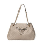 Shoulder Bag Large Emily Chain Bag Grey Guccissima Leather
