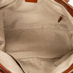 Shoulder Bag Sukey Top Handle Orange Monogrammed Canvas