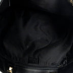 Shoulder Bag Large Vertical Tote Black Monogrammed Denim Canvas
