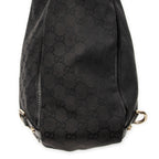 Handbag Abbey D-Ring Vertical Tote Black Monogrammed Canvas