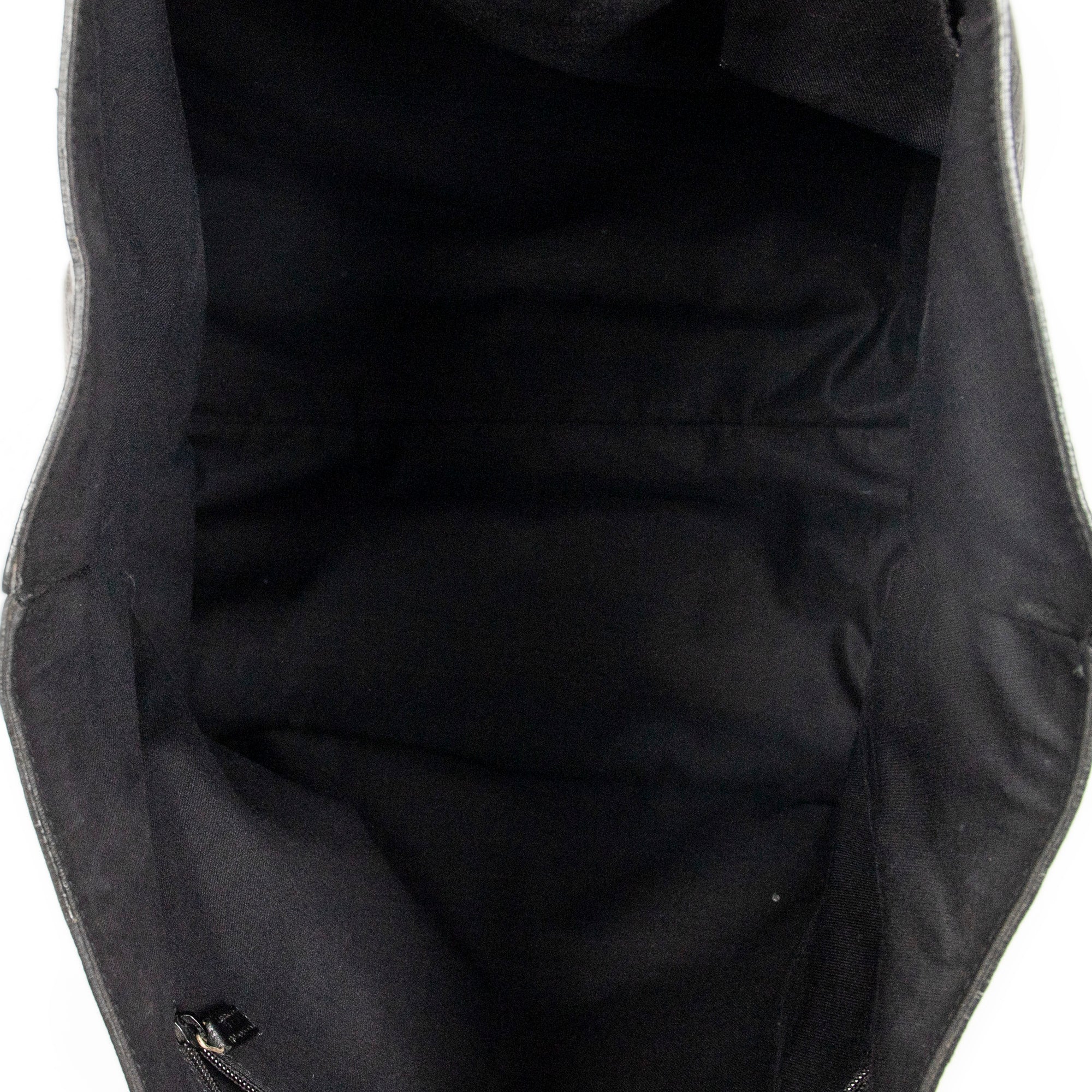 Handbag Abbey D-Ring Vertical Tote Black Monogrammed Canvas