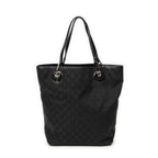Shoulder Bag Eclipse Tall Tote Black Monogrammed Canvas