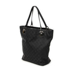 Shoulder Bag Eclipse Tall Tote Black Monogrammed Canvas