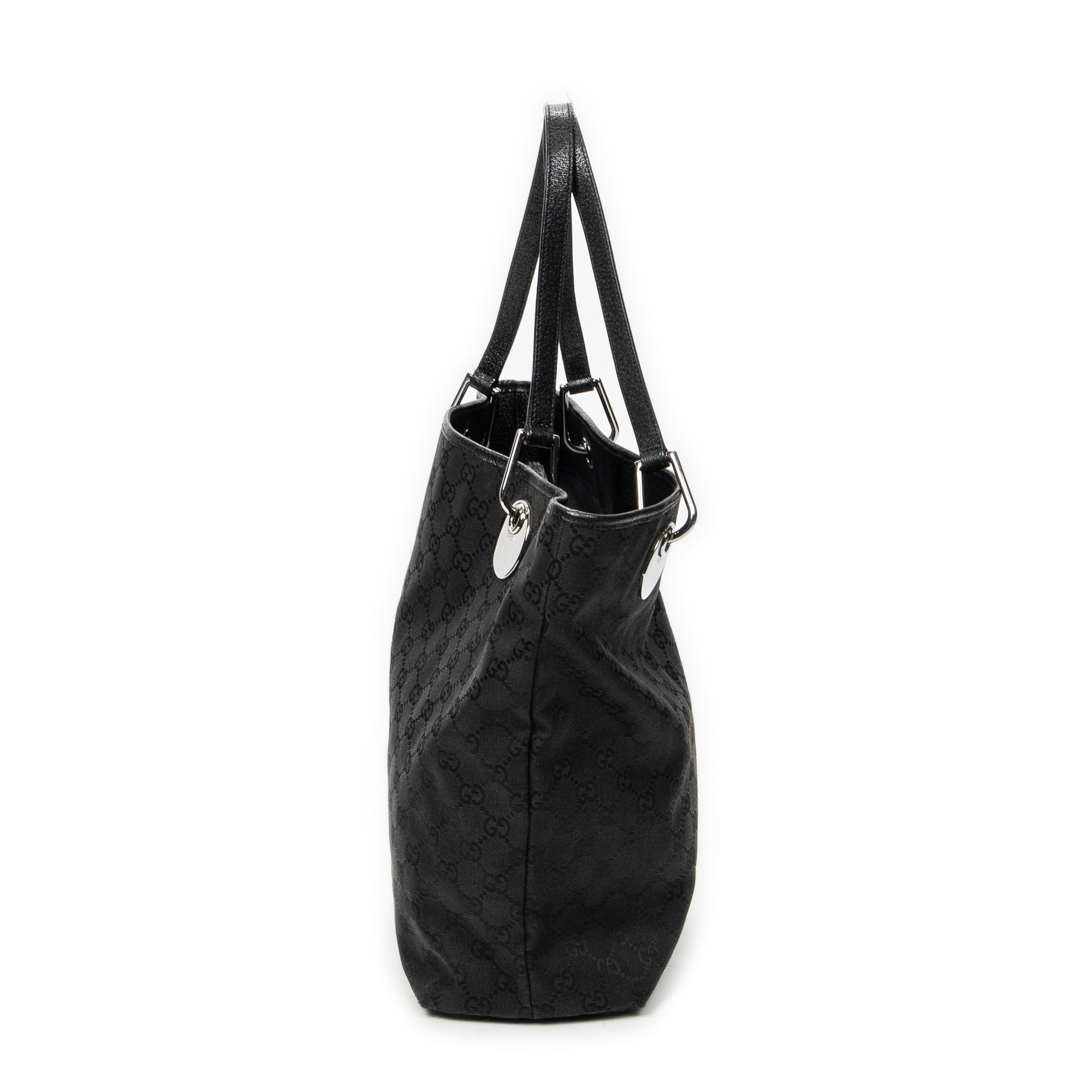 Shoulder Bag Eclipse Tall Tote Black Monogrammed Canvas