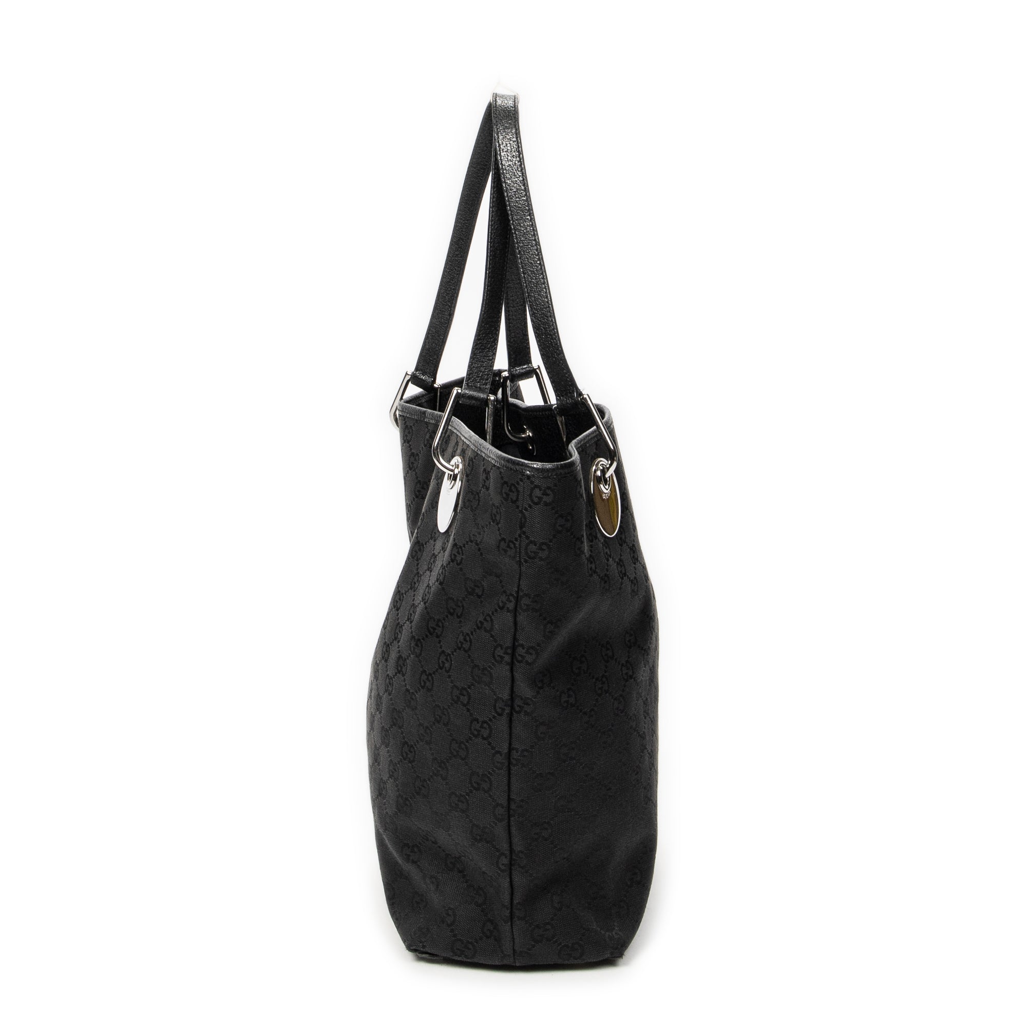 Shoulder Bag Eclipse Tall Tote Black Monogrammed Canvas