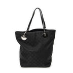 Shoulder Bag Eclipse Tall Tote Black Monogrammed Canvas