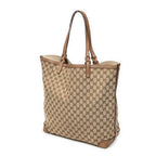 Shoulder Bag Large Craft Tote Brown Monogrammed Canvas