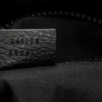 Shoulder Bag Square Web Shopper Black Monogrammed Nylon Canvas