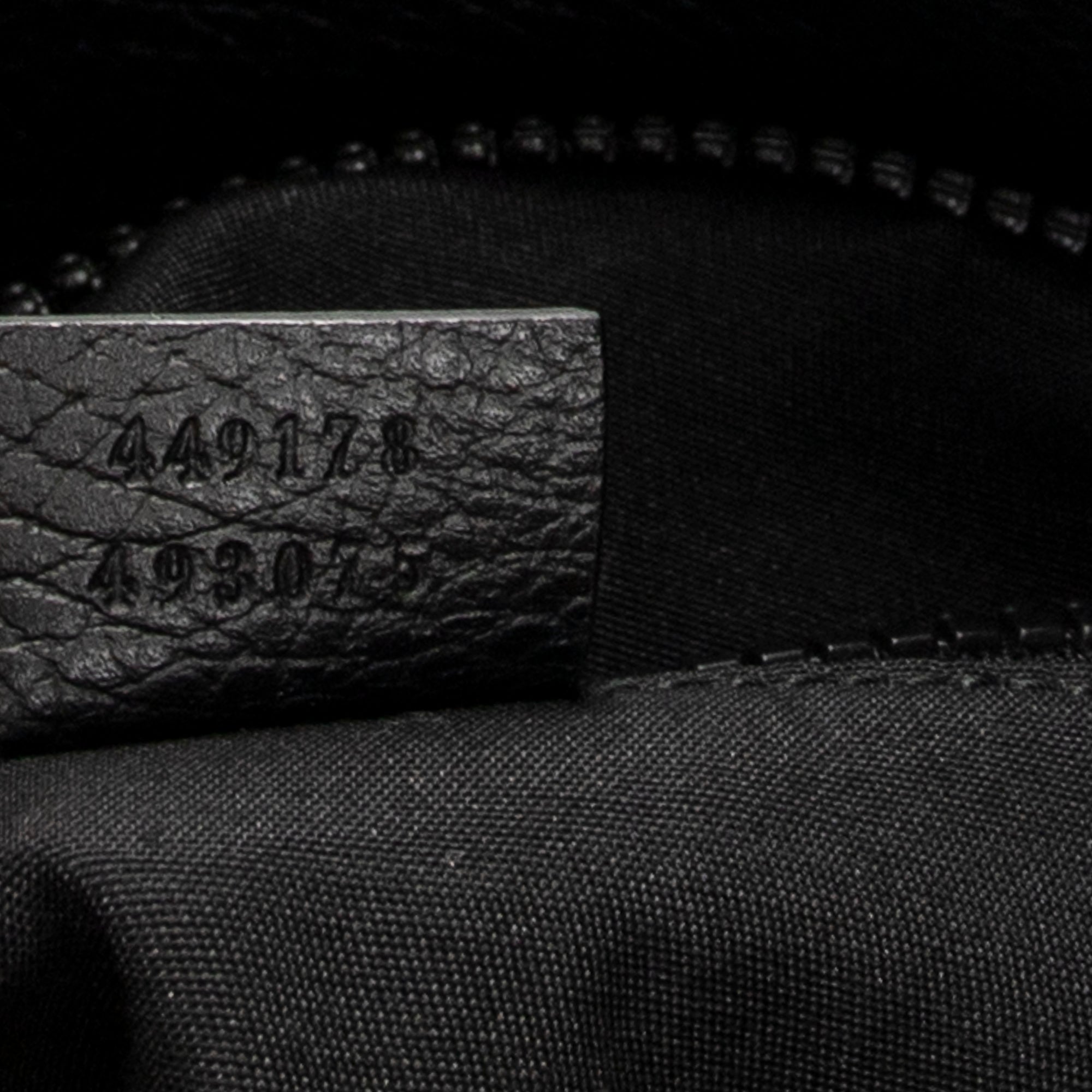 Shoulder Bag Square Web Shopper Black Monogrammed Nylon Canvas