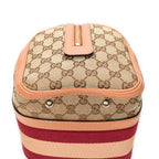 Shoulder Bag Small Web Joy Boston Pink Monogrammed Canvas