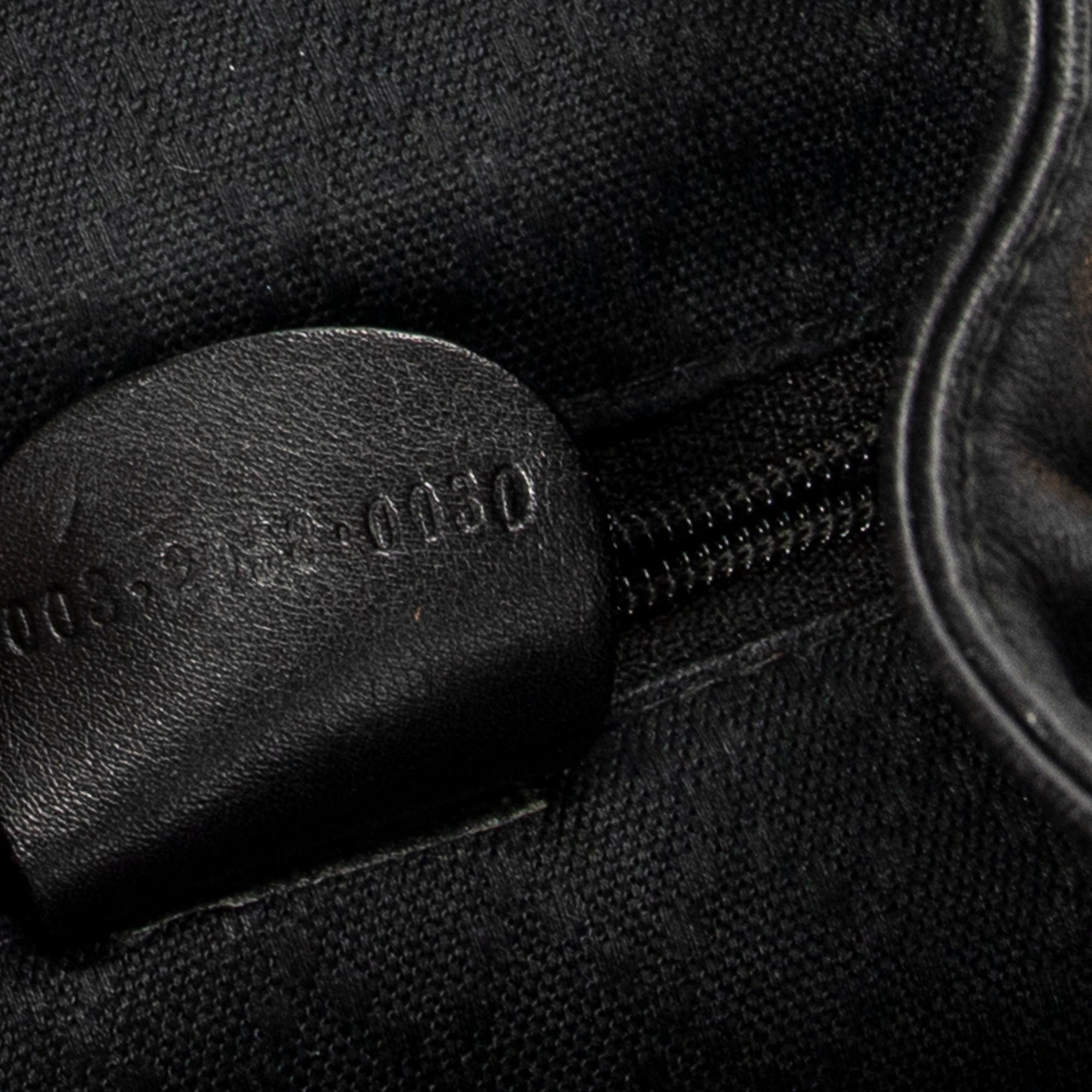 Backpack Mini Bamboo Backpack Black Calfskin Leather