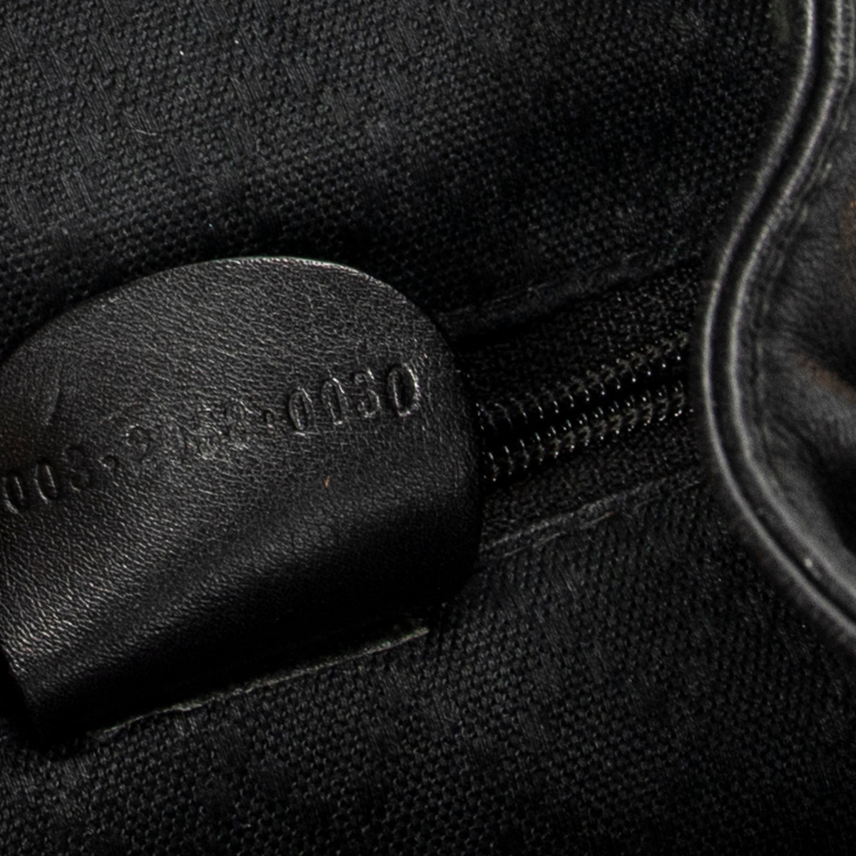 Backpack Mini Bamboo Backpack Black Calfskin Leather