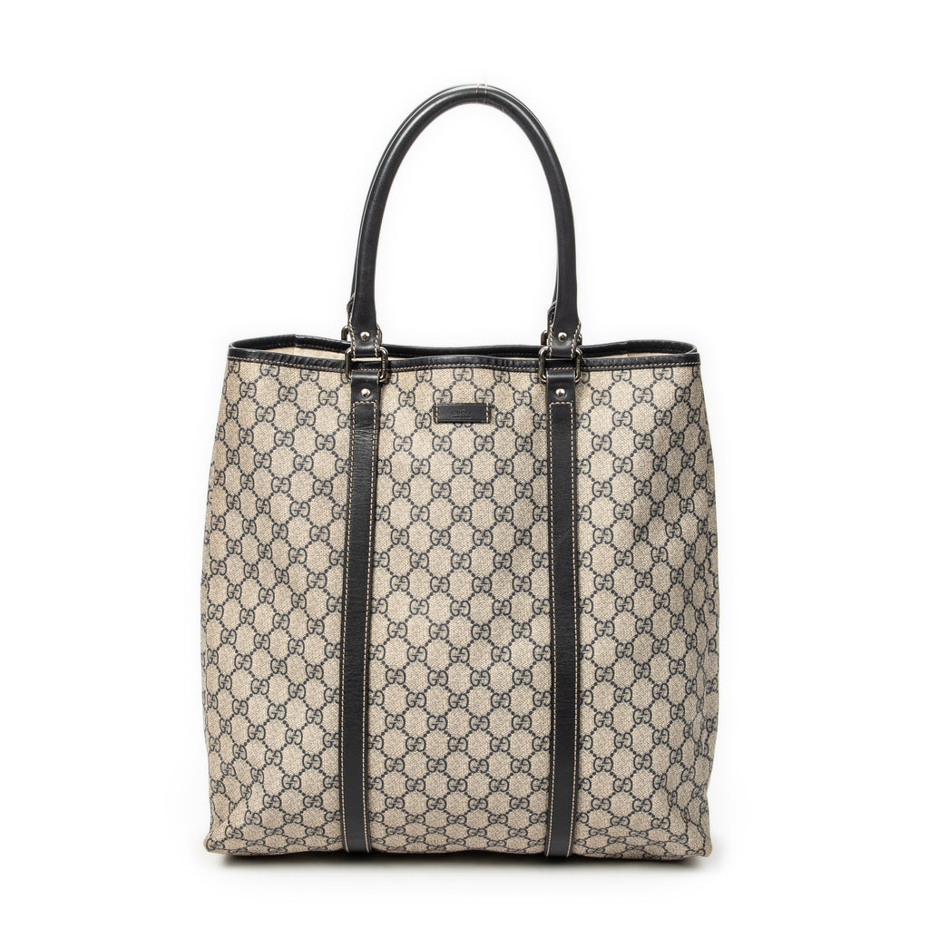 Shoulder Bag Vertical Joy Tote Navy Supreme Coated Canvas