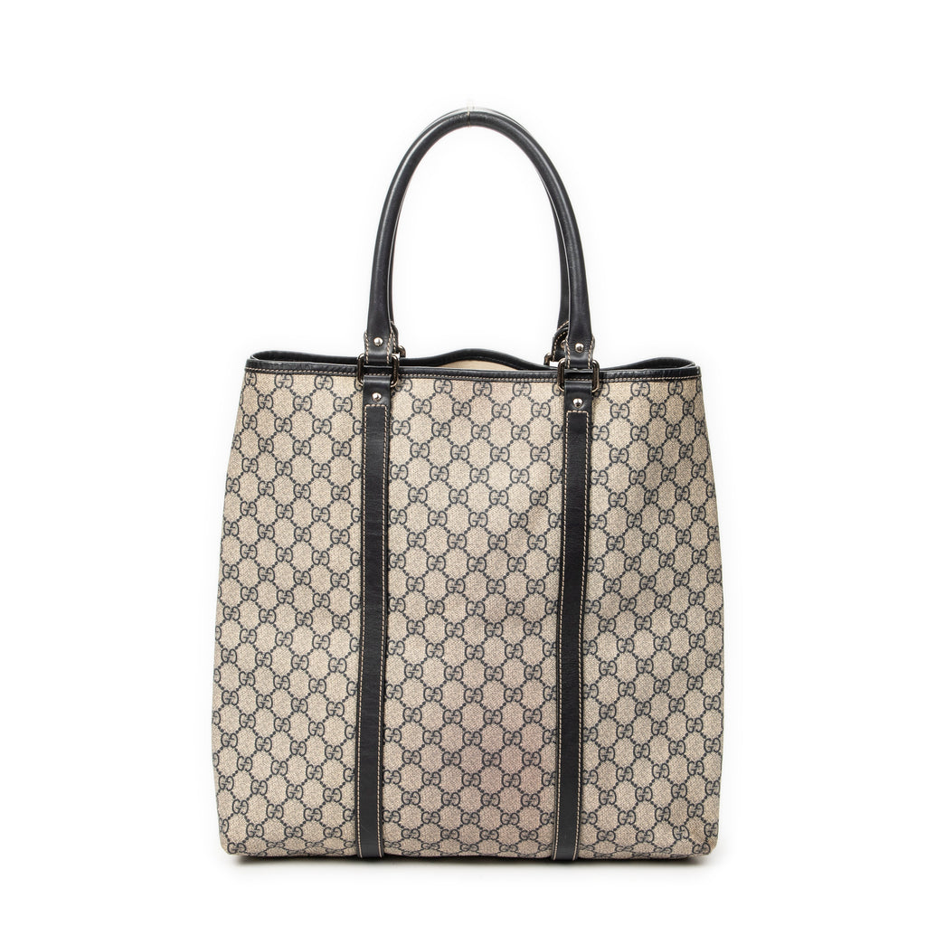 Shoulder Bag Vertical Joy Tote Navy Supreme Coated Canvas