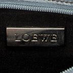 Shoulder Bag Mini Zip Hobo Light Blue Grained Calfskin Leather