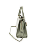 Shoulder Bag Small Uptown Tote Light Green Calfskin Leather