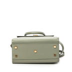 Shoulder Bag Small Uptown Tote Light Green Calfskin Leather