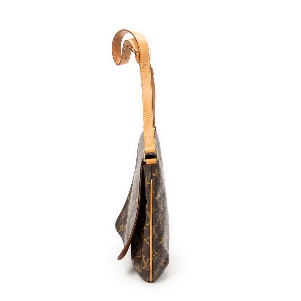Shoulder Bag Musette Salsa Brown Monogram Canvas