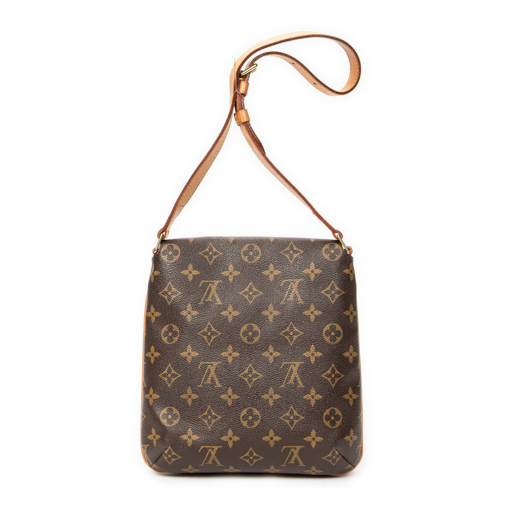Shoulder Bag Musette Salsa Brown Monogram Canvas