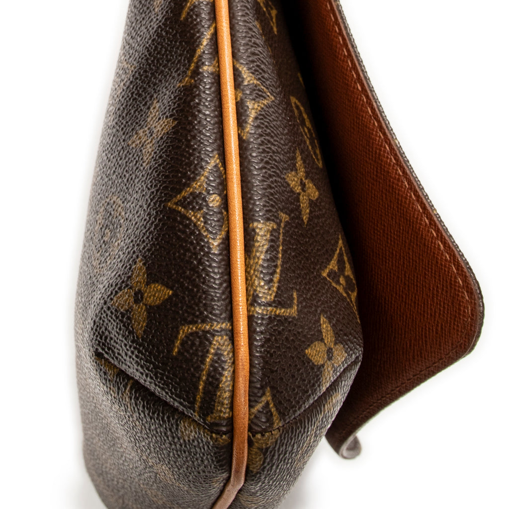 Shoulder Bag Musette Salsa Brown Monogram Canvas