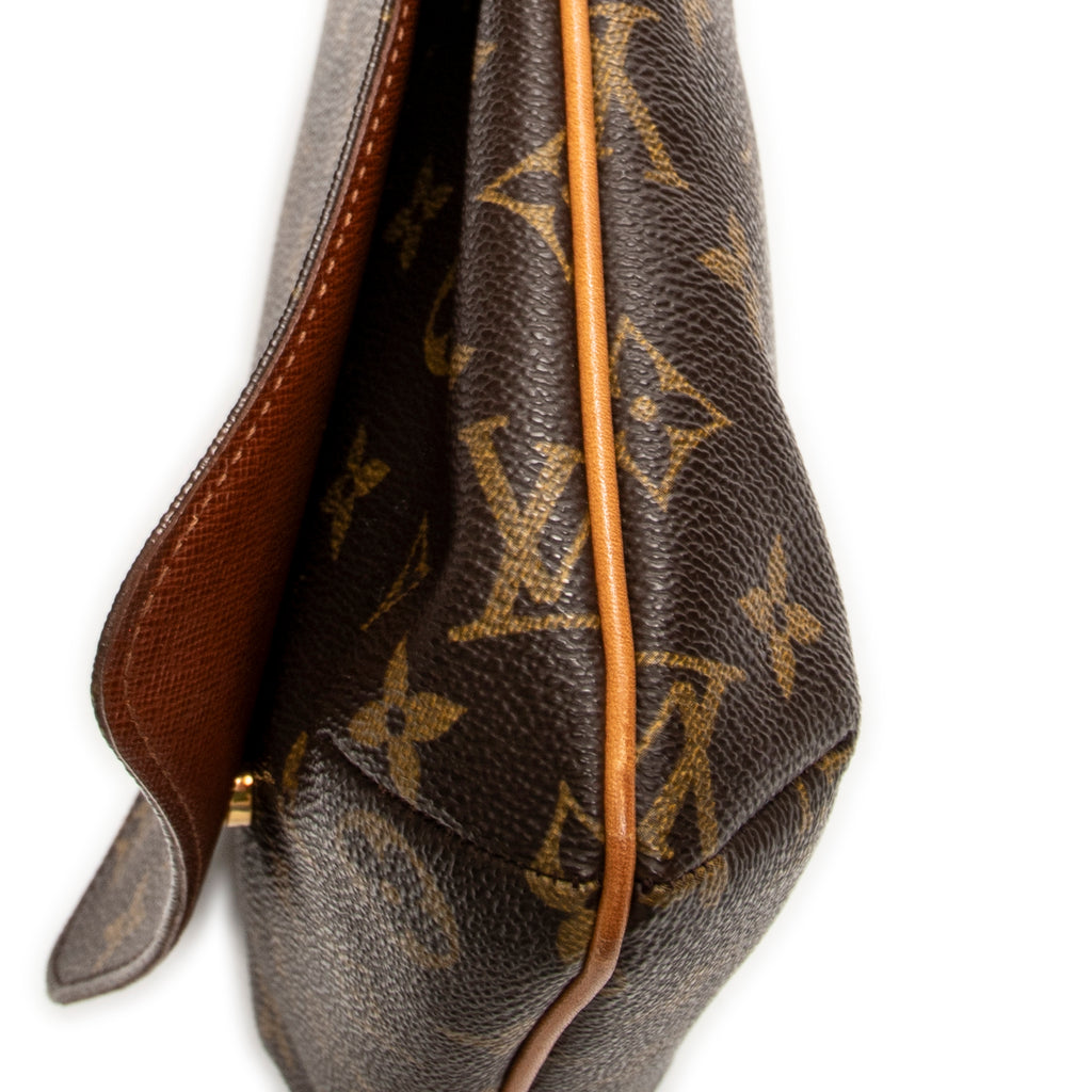 Shoulder Bag Musette Salsa Brown Monogram Canvas