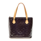 Shoulder Bag Houston Violette Monogram Vernis