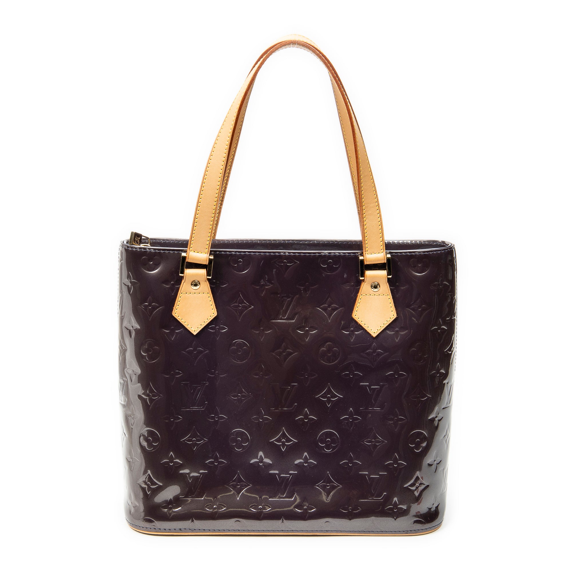 Shoulder Bag Houston Violette Monogram Vernis