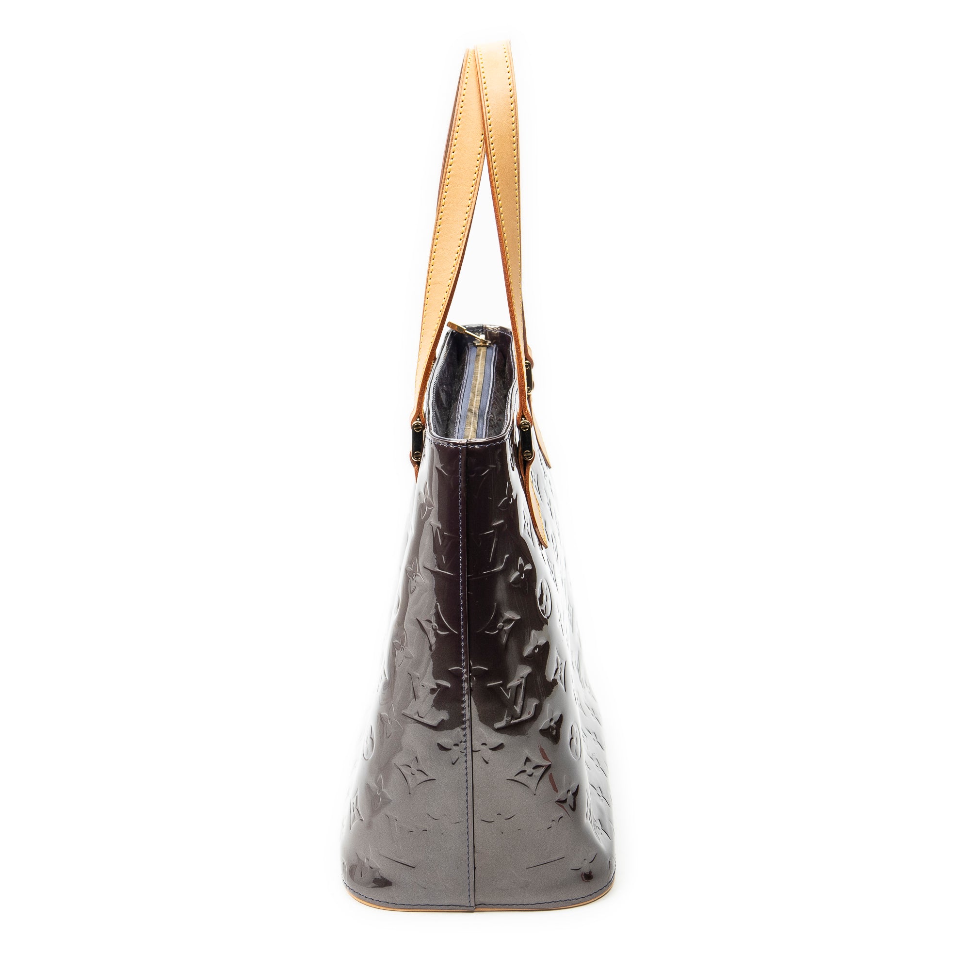 Shoulder Bag Houston Violette Monogram Vernis