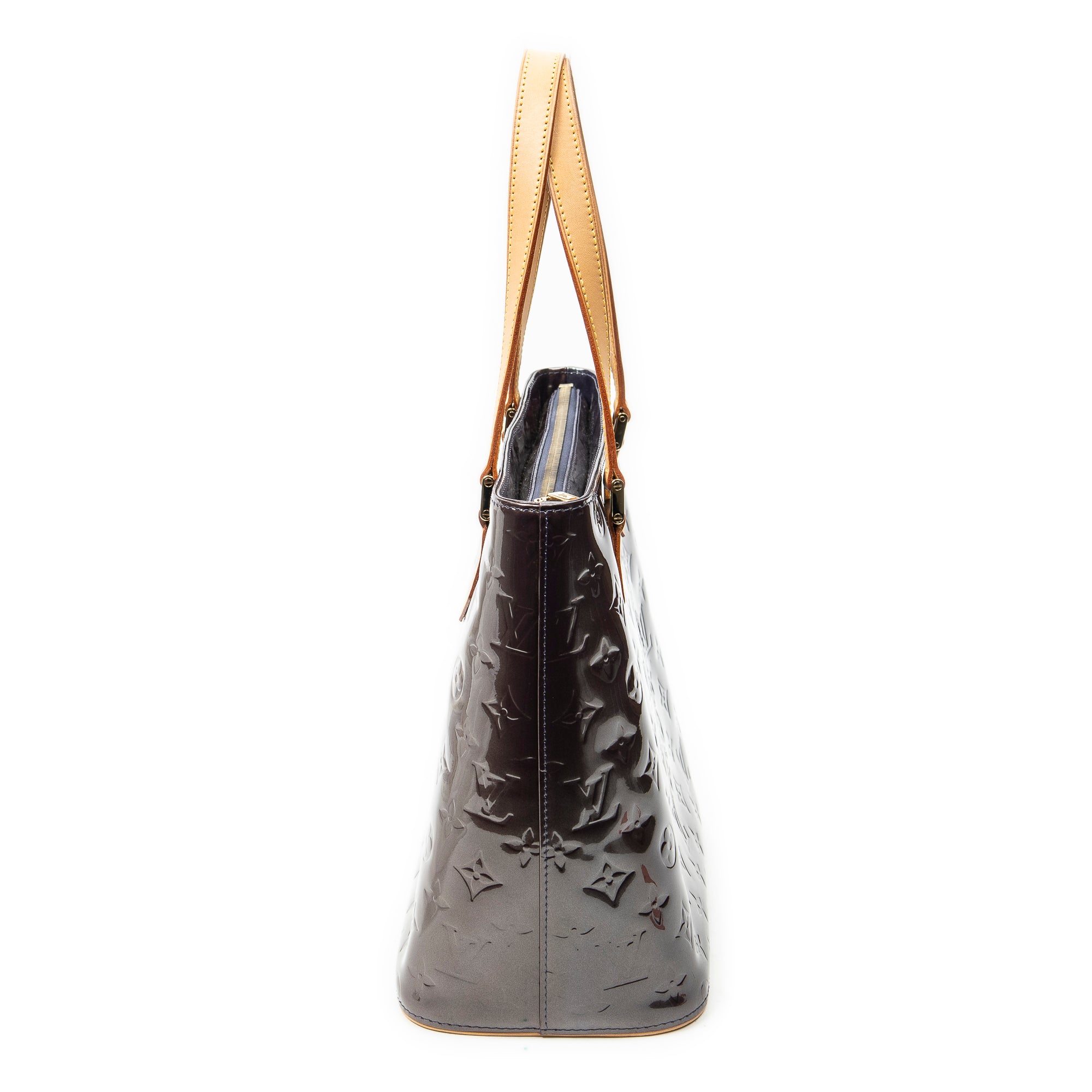 Shoulder Bag Houston Violette Monogram Vernis