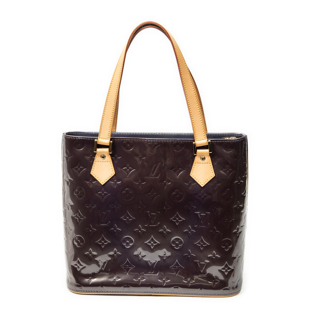 Shoulder Bag Houston Violette Monogram Vernis