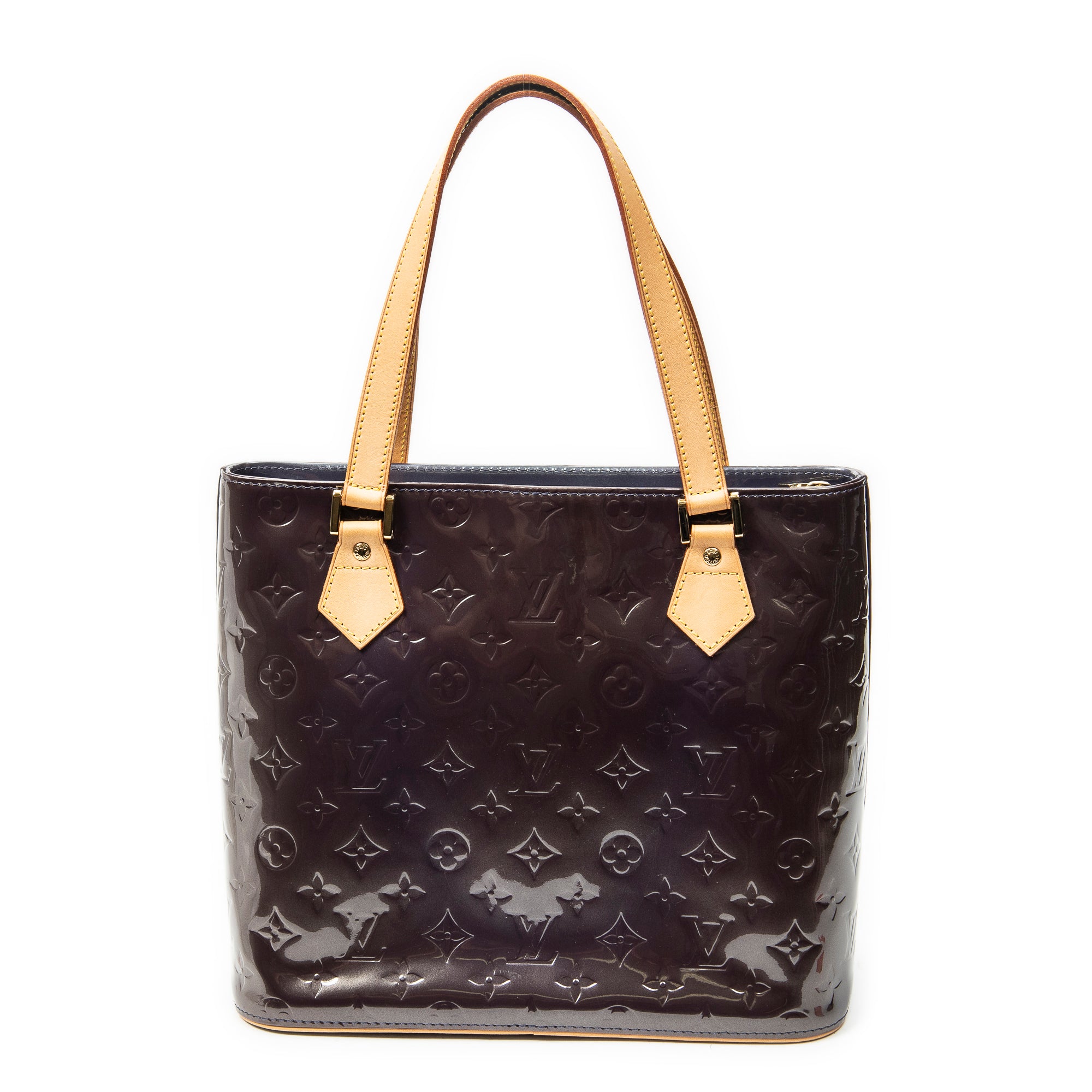 Shoulder Bag Houston Violette Monogram Vernis