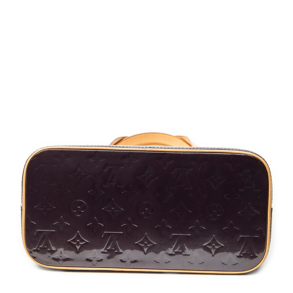 Shoulder Bag Houston Violette Monogram Vernis