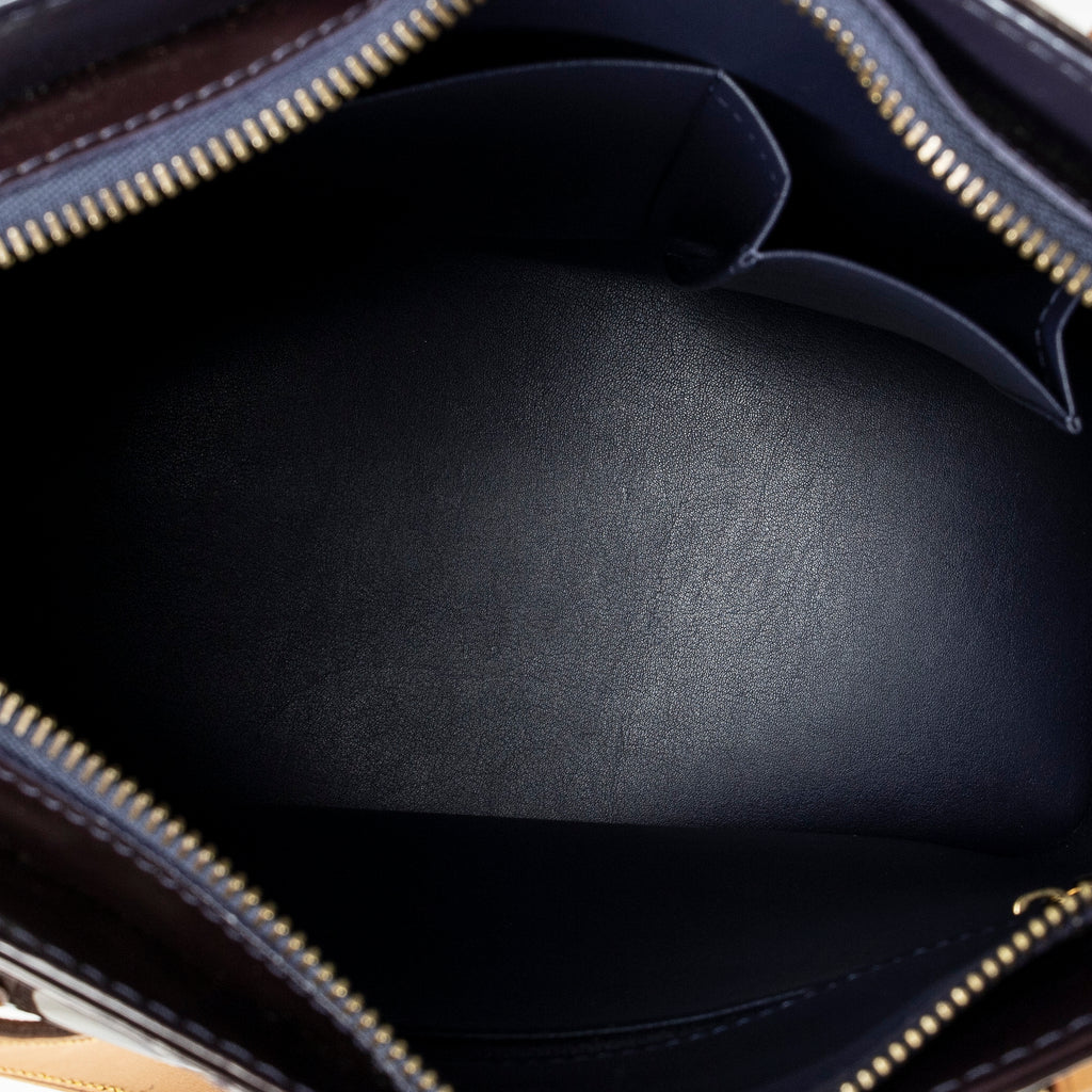 Shoulder Bag Houston Violette Monogram Vernis