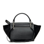 Shoulder Bag Medium Trapeze Black Grained Calfskin Leather