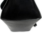 Shoulder Bag Medium Trapeze Black Grained Calfskin Leather