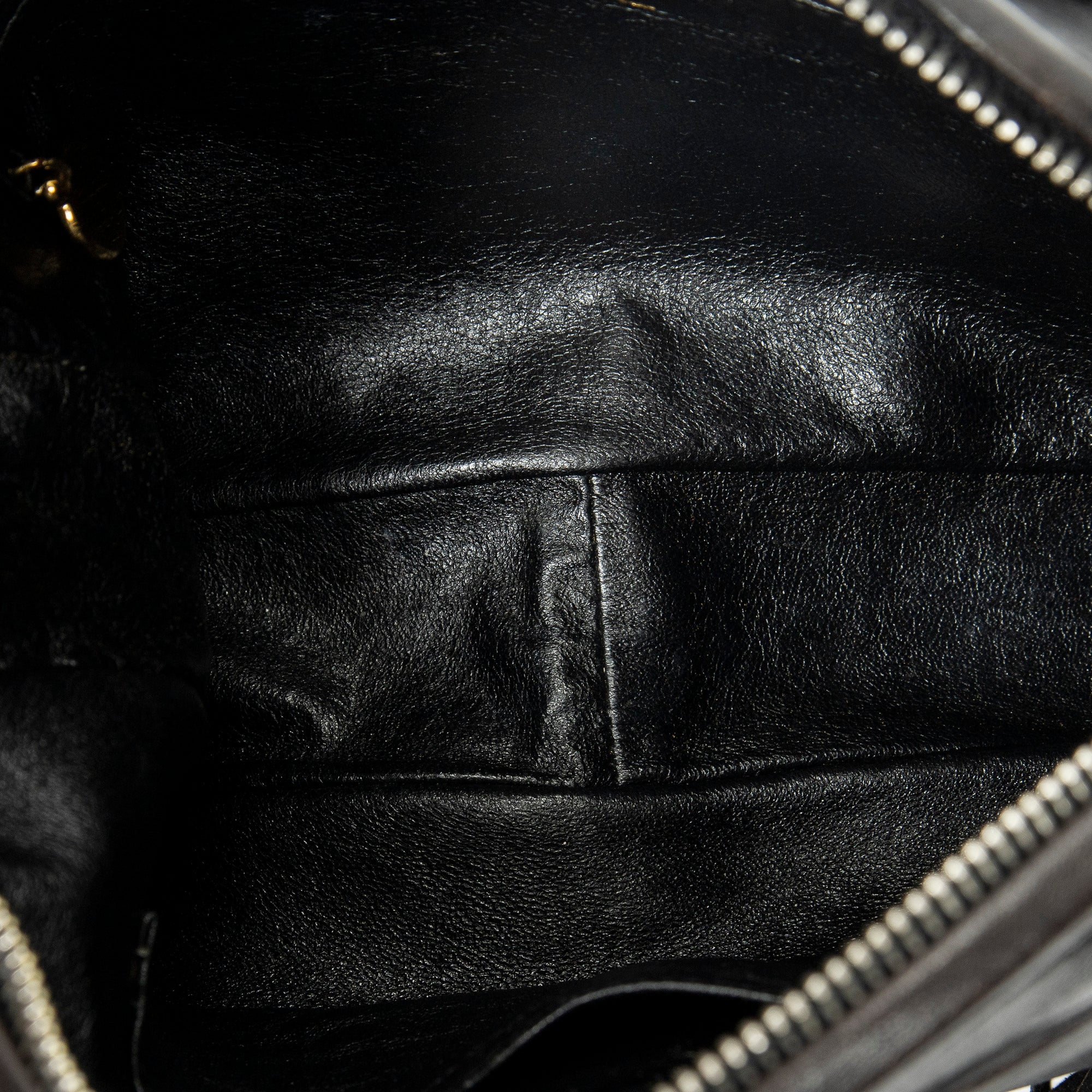 Shoulder Bag CC Tassel Camera Bag Black Lambskin Leather