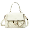 Shoulder Bag Small Faye Day Ivory Calfskin Leather