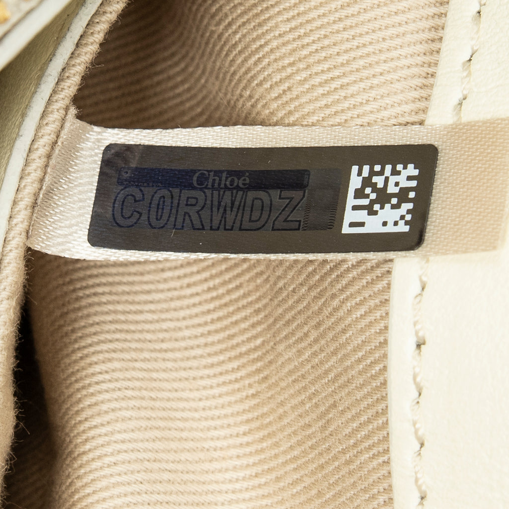 Shoulder Bag Small Faye Day Ivory Calfskin Leather