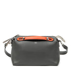 Shoulder Bag Small By the Way Grey Calfskin Leather