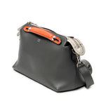 Shoulder Bag Small By the Way Grey Calfskin Leather